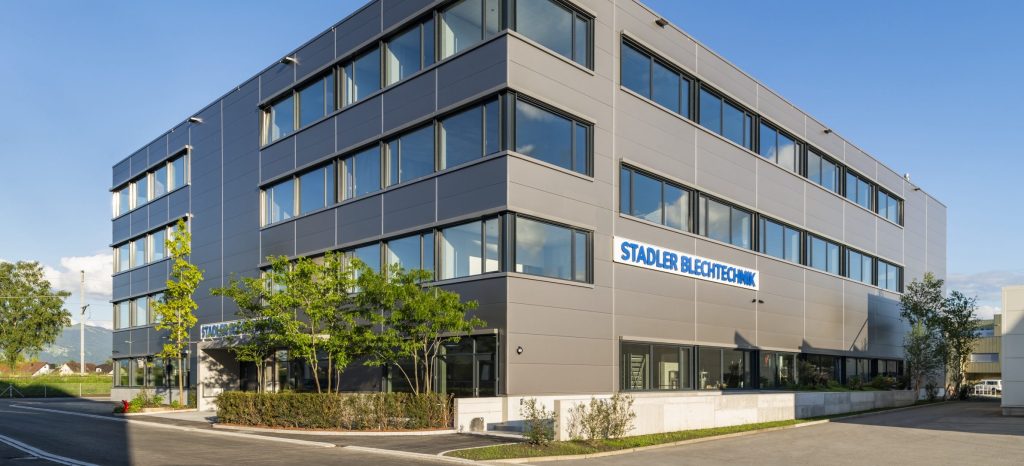Laserschneiden Stadler Gebäude